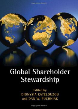 Capa do livro Global Shareholder Stewardship